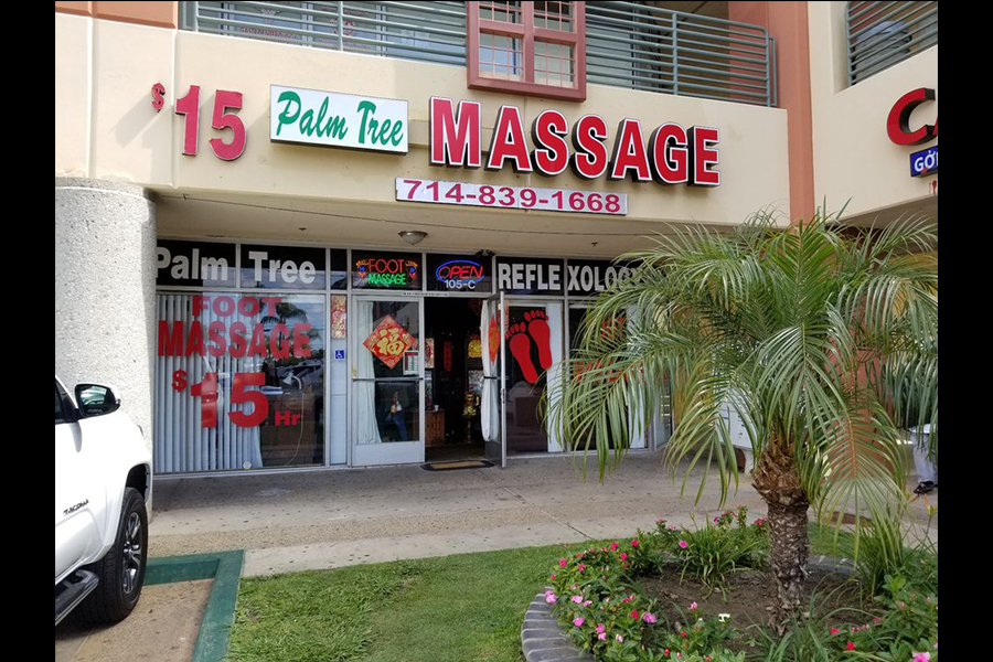 Palm Tree Foot Massage
